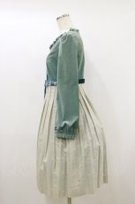 画像3: Jane Marple / 別珍リボンドレス M グリーン H-26-09-01-066-JM-OP-AK-ZH (3)