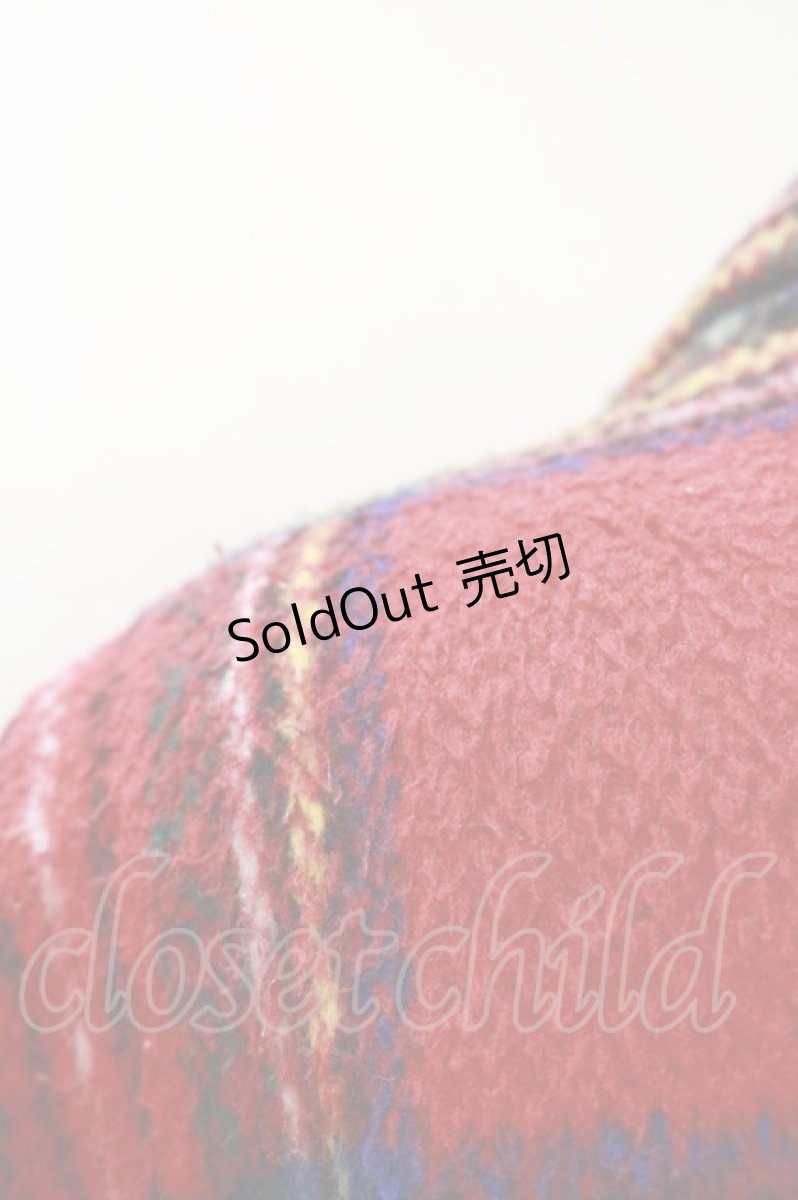画像3: Candy Stripper / TARTAN CHECK COAT 1 RED H-26-09-01-068-PU-CO-AK-ZH (3)