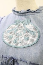 画像4: Candy Stripper / DEAR PEPE DENIM ONE-PIECE F BLUE H-26-09-01-070-PU-OP-AK-ZH (4)
