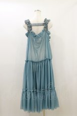 画像2: Candy Stripper / MISSING YOU SUSPENDER TULLE SKIRT 2 BLUE H-26-09-01-011-PU-SK-AK-ZH (2)