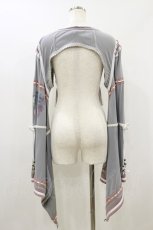 画像2: Ozz oneste / 流水羽衣天女振り袖ボレロ  グレー H-26-09-01-013-OO-TO-KB-ZH (2)
