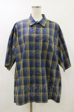 画像1: MILKBOY / CHECKED BOX SHIRTS  ブルーチェック H-26-09-01-016-MB-BL-KB-ZH (1)