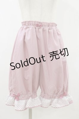 Preview of シャンブレーレース付きパンツ 160 ピンク