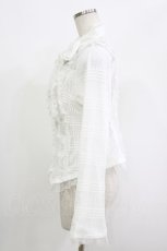 画像2: DimMoire / 荊棘リボンタイブラウス M 白 H-26-09-02-031-PU-OP-AK-ZH (2)