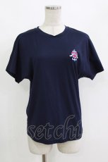 画像1: Jean Paul GAULTIER / ワッペン刺繍カットソー 38 ネイビー H-26-09-02-035-GO-TO-KB-ZH (1)