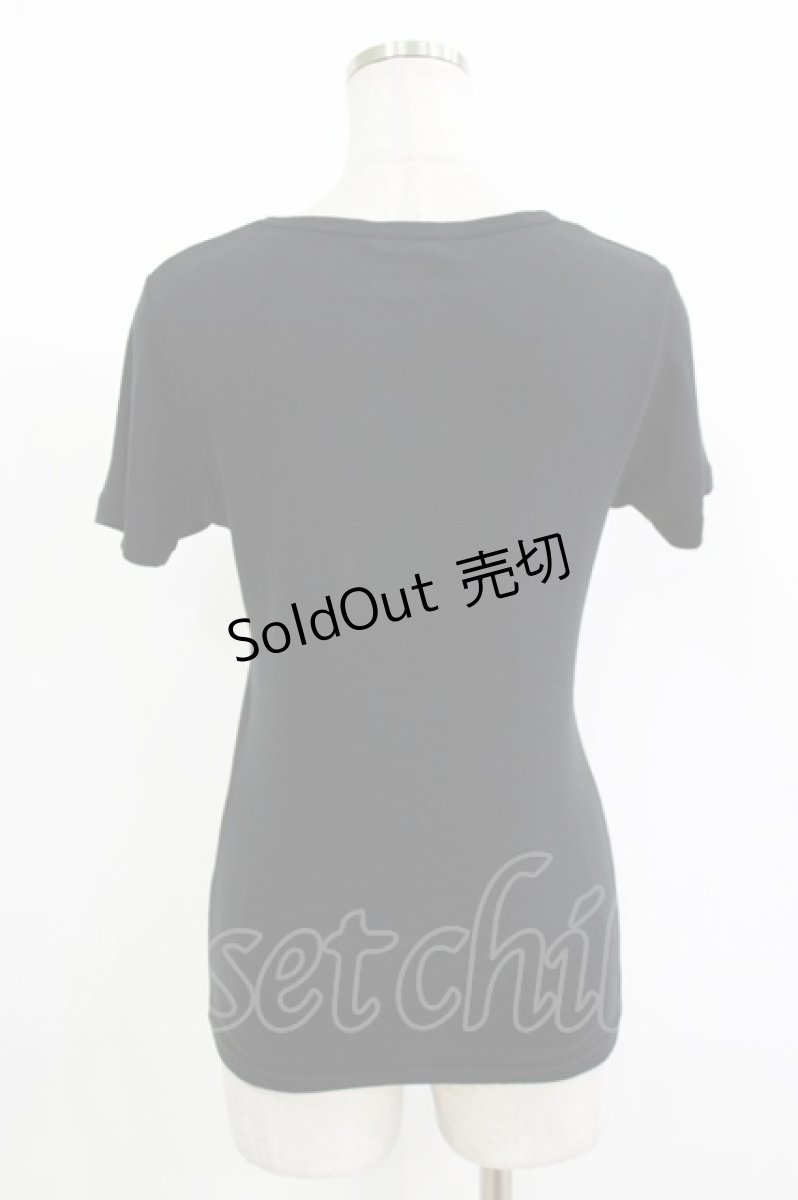 画像3: abilletage / abilletage×okappalover Tシャツ  黒/corset H-26-09-02-041-GO-TO-AK-ZH (3)