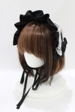 画像1: DimMoire / 儚骸ヘッドドレス  黒 H-26-09-02-044-PU-AC-AK-ZH (1)