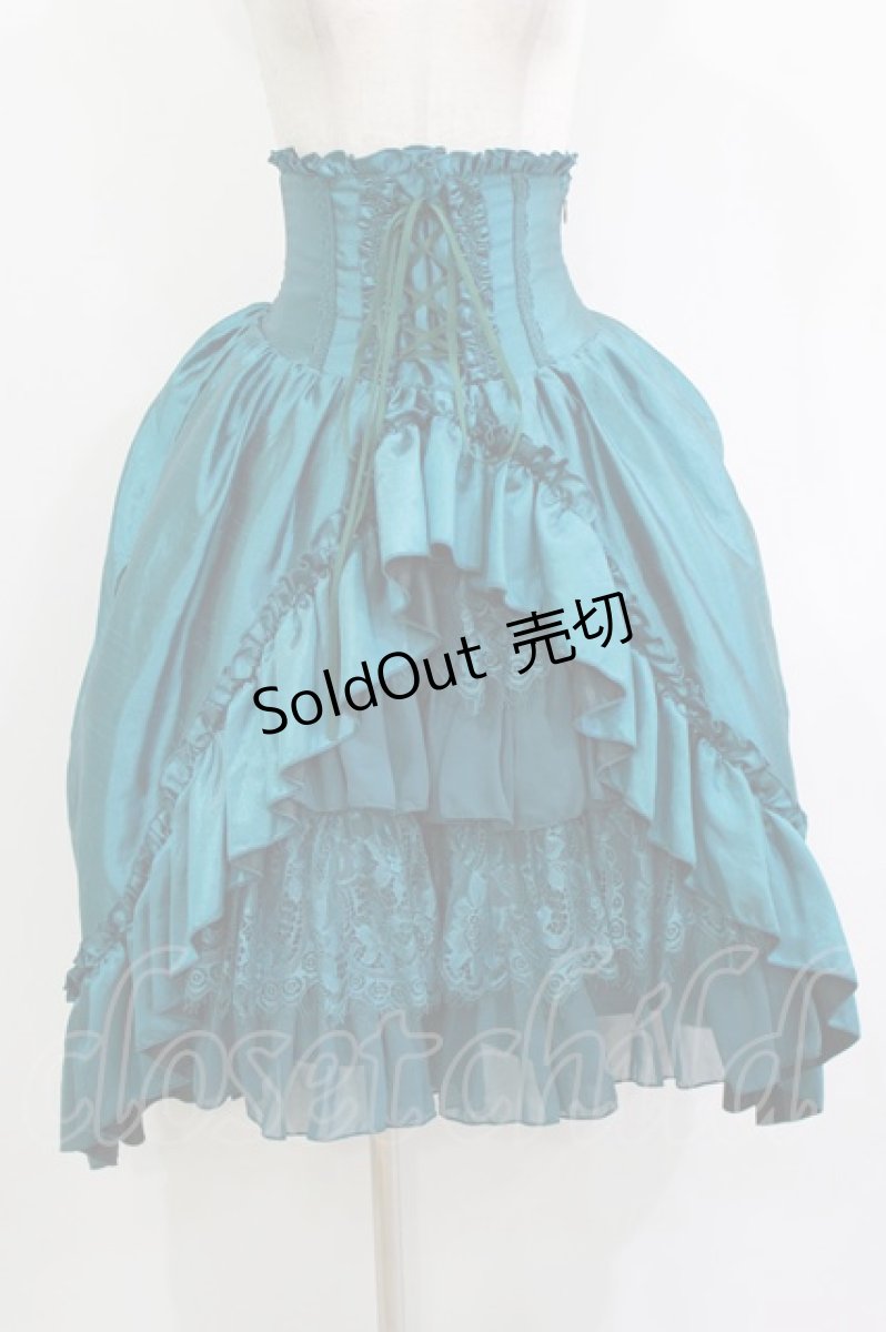 画像1: ATELIER PIERROT / Fairy Lace Corset Skirt  グリーン H-26-09-02-005-EL-SK-AK-ZH (1)