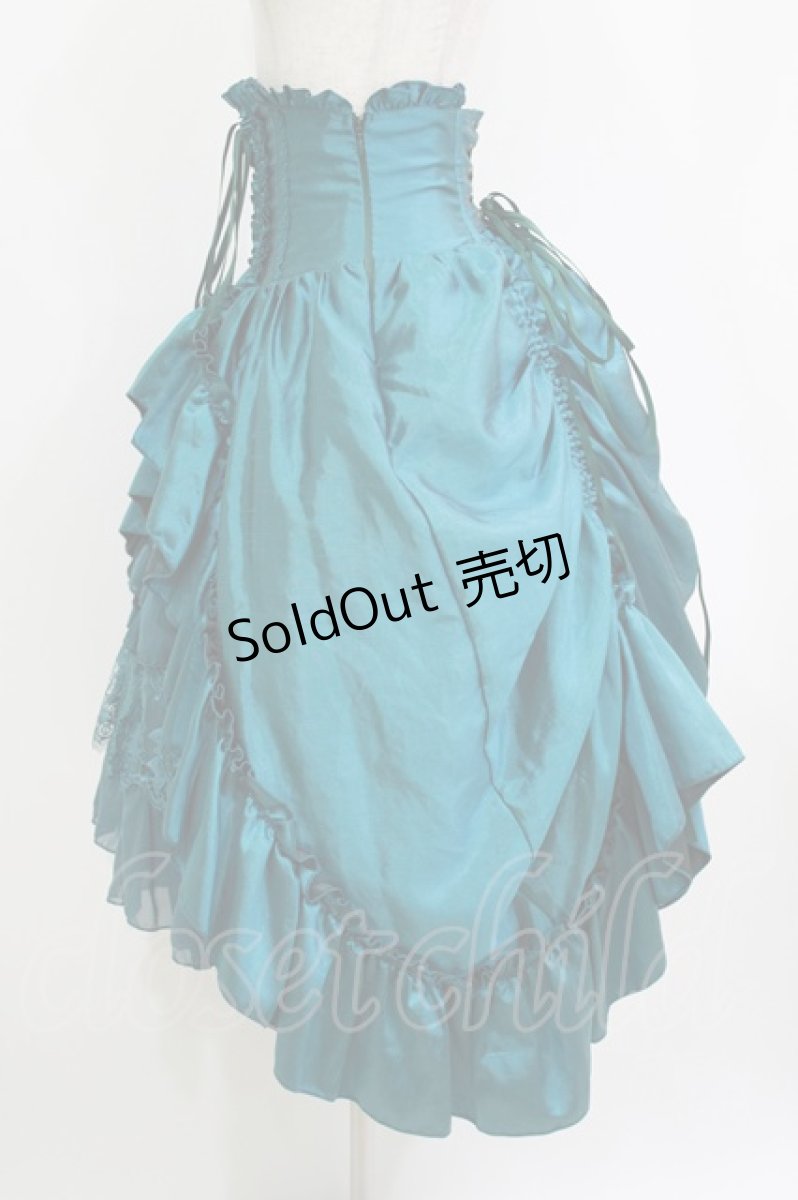 画像2: ATELIER PIERROT / Fairy Lace Corset Skirt  グリーン H-26-09-02-005-EL-SK-AK-ZH (2)
