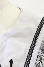画像5: MA*RS / スピンドル付きクロス刺繍セットアップ Free ブラック H-26-09-02-1042-GO-OP-NS-ZH (5)