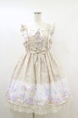 画像1: Angelic Pretty / ふわふわtoysジャンパースカート Free ベージュ H-26-09-02-1053-AP-OP-NS-ZH (1)