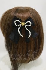 画像1: Angelic Pretty / Sweet ActressリボンクリップSet  ブラック H-26-09-02-1021-AP-AC-NS-ZH (1)