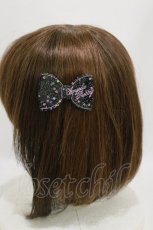 画像1: Angelic Pretty / きらめきリボンクリップ  ブラック H-26-09-02-1022-AP-AC-NS-ZH (1)