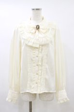 画像1: Amavel / Antique Dollフリルブラウス Free アイボリー H-26-09-02-1029-CA-BL-NS-ZH (1)