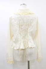 画像2: Lovely MAXICIMAM / ローズクロシェット ヴェスティビュールブラウス 大きいサイズ 生成り H-26-09-02-1033-LO-BL-NS-ZH (2)