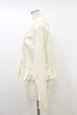 画像3: Lovely MAXICIMAM / ローズクロシェット ヴェスティビュールブラウス 大きいサイズ 生成り H-26-09-02-1033-LO-BL-NS-ZH (3)