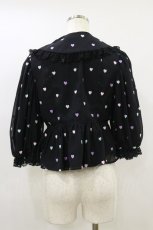 画像2: Angelic Pretty / Candy Petit Heartハイウエストブラウス Free ブラック H-26-09-02-1034-AP-BL-NS-ZH (2)