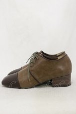 画像2: Maison de FLEUR Petite Robe canone / レディのままでマニッシュシューズ M ブラウン H-26-09-02-1003-LO-SH-NS-ZH (2)