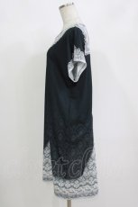 画像2: abilletage / トロンプルイユTシャツワンピース（レースセーラー）  ブラック H-26-09-02-025-GO-OP-KB-ZH (2)