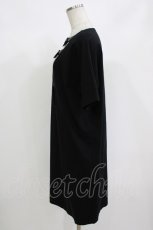 画像2: Na+H / バックベルト半袖ワンピース  黒 H-26-09-02-026-PU-OP-KB-ZH (2)