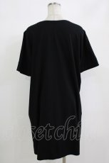 画像3: Na+H / バックベルト半袖ワンピース  黒 H-26-09-02-026-PU-OP-KB-ZH (3)