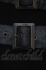 画像4: Na+H / バックベルト半袖ワンピース  黒 H-26-09-02-026-PU-OP-KB-ZH (4)