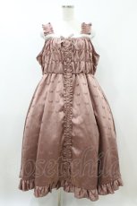 画像1: Cherirulu Chocola / TT*MINリボンジャンパースカート 3L ピンク H-26-09-03-1039-LO-OP-NS-ZH (1)