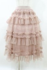画像1: FLC / 星名桜子/チュールスカート 3L ピンク H-26-09-03-1043-LO-SK-NS-ZH (1)