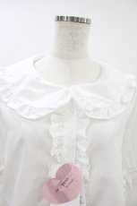 画像3: m petit by misako / AM*2WAYソデフリルBL LL 白 H-26-09-03-1046-LO-BL-NS-ZH (3)
