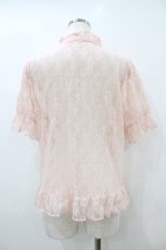 画像2: virally / 星名桜子/レースブラウス L ピンク H-26-09-03-1048-LO-BL-NS-ZH (2)
