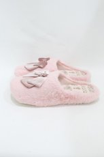 画像2: m petit by misako / NINA’S/ルームシューズ 23-25cm ピンク H-26-09-03-1005-LO-SH-NS-ZH (2)