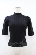 画像1: EATME / 2WAYパフスリーブニットTOP Free ブラック H-26-09-03-1053-LO-TO-NS-ZH (1)