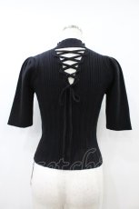 画像2: EATME / 2WAYパフスリーブニットTOP Free ブラック H-26-09-03-1053-LO-TO-NS-ZH (2)