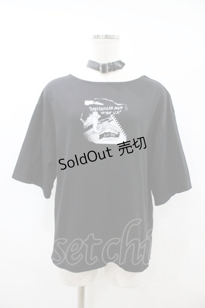 画像1: EATME / ベルテッドルーズTシャツ Free ブラック H-26-09-03-1055-LO-TS-NS-ZH (1)