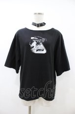 画像1: EATME / ベルテッドルーズTシャツ Free ブラック H-26-09-03-1055-LO-TS-NS-ZH (1)