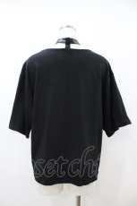 画像2: EATME / ベルテッドルーズTシャツ Free ブラック H-26-09-03-1055-LO-TS-NS-ZH (2)