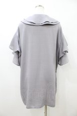 画像2: axes femme / 刺繍入りシャツ M グレー H-26-09-03-1056-AX-BL-YZ-ZH (2)