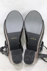 画像3: EATME / ベルテッドウッドサンダル L/24.5cm ブラック H-26-09-03-1002-LO-SH-NS-ZH (3)