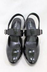画像1: EATME / スリングバックパンプス L/24.5cm ブラック H-26-09-03-1003-LO-SH-NS-ZH (1)