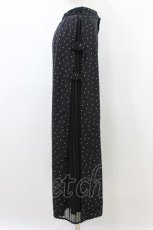 画像3: EATME / サイドベルトプリーツワイドパンツ M ブラック H-26-09-03-1030-LO-PA-NS-ZH (3)