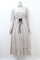 画像1: EATME / ミニローズプリントマキシワンピース M クリーム H-26-09-03-1037-LO-OP-NS-ZH (1)