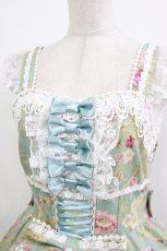 画像5: metamorphose / royalジャガードコルセット風ジャンパースカート サイズ1 ペパーミント H-26-09-03-054-ME-OP-NS-ZH (5)