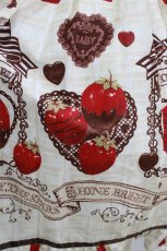 画像4: BABY,THE STARS SHINE BRIGHT / Strawberry Loves Chocolate柄ジャンパースカートIII&カフェカチューシャセット Free 生成り H-26-09-03-058-BA-OP-NS-ZH (4)
