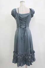 画像3: Victorian maiden / Swan Lakeリボンドレス Free Grayish blue (グレイッシュブルー) H-26-09-03-061-CL-OP-NS-ZH (3)