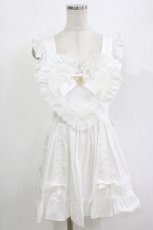 画像1: BABY,THE STARS SHINE BRIGHT / ハートエプロン Free 白 H-26-09-03-065-BA-OP-NS-ZH (1)