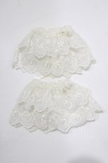画像2: metamorphose / バラ付レースカフス  白 H-26-09-03-069-ME-ZA-NS-ZH (2)