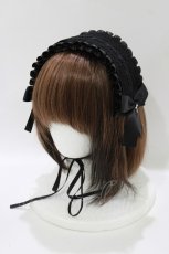 画像1: MIHO MATSUDA / ヘッドドレス  ブラック H-26-09-03-081-GO-AC-NS-ZH (1)