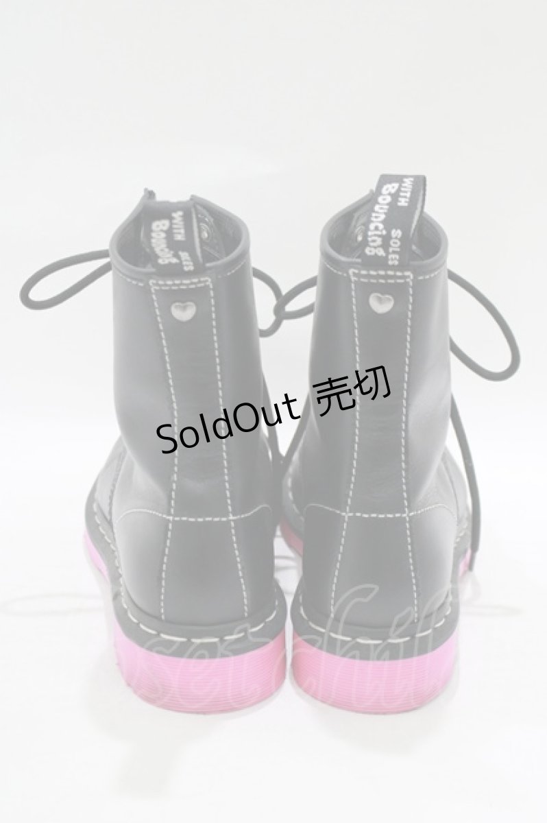 画像3: Dr.Martens （Getta Grip） / JUNGLE ZIP BOOTS UK6(約25cm) ブラック×ピンクソール H-26-09-03-001-PU-SH-KB-ZH (3)