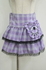 画像1: QOOZA / Kuromi mini skirt  ラベンダー H-26-09-03-022-PU-SK-KB-ZH (1)