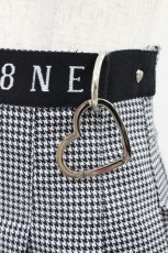 画像3: MORPH8NE / OFF SKIRT S ブラック×ホワイト H-26-09-04-031-PU-SK-KB-ZH (3)